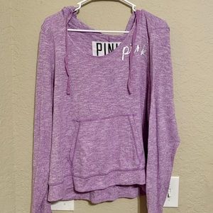 VS Pink Lightweight Pullover Hoodie
